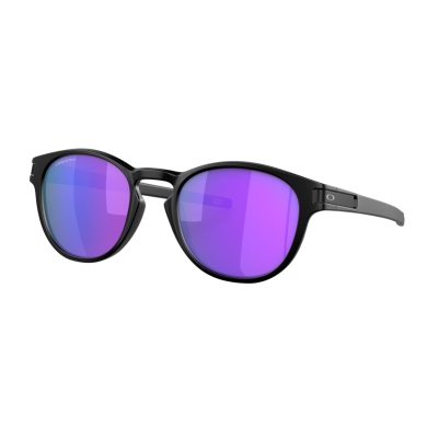 Oakley Sonnenbrille Latch (Glasfarbe: Prizm violet) schwarz matt - 1 Brille